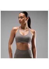 Myprotein MP Damen Tempo Ultra Seamless Sport-BH &ndash; Dark Truffle - XS