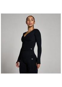 Myprotein MP Damen Tempo Nahtlos Verk&uuml;rzte Jacke - Schwarz - XS
