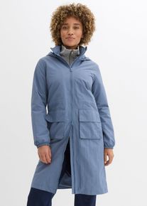 bonprix wasserabweisender leichter Parka, blau, Gr.40, Parka aus leichtem Material