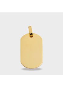 Adelia&acute;s Kettenanh&auml;nger ADELIA&acute;S "Unisex Anh&auml;nger &iquest; Gravuranh&auml;nger aus Edelstahl", gold, Schmuckanh&auml;nger, Damen, Edelstahl, Kettenanh&auml;nger