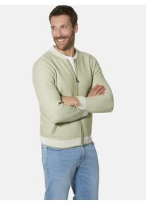 Strickjacke Babista "Strickjacke CAMELLO", Herren, Gr. XL, gr&uuml;n gemustert, Obermaterial: 100% Baumwolle CO., Strickjacken Strickjacke