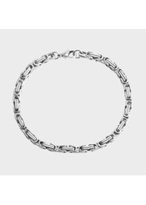 Adelia&acute;s Gliederarmband ADELIA&acute;S "Unisex Armband &iquest; Gliederarmband aus Edelstahl 22 cm" Gr. 22, silber, Armb&auml;nder, Damen, Edelstahl, Gliederarmband