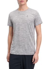 T-Shirt Energetics "HE.-T-SHIRT TELLY II SHORT SLEEVE M", Damen, Gr. XL, melange, grau, Jersey, Obermaterial: 100% Polyester, meliert, Basic h&uuml;ftbedeckend, Rundhals, Shirts T-Shirt, Basic-Passform, kurze &Auml;rmel, Rundhalsausschnitt