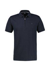 Poloshirt Lerros "Poloshirt mit Rei&szlig;verschlusskragen, grosse Gr&ouml;&szlig;en", Herren, Gr. 4XL, classic navy, 100% Baumwolle, ohne Ausschnitt, Shirts Poloshirt