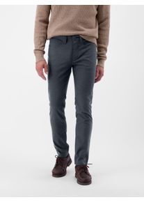 Chinohose Lerros "Herren Hose CONLIN in Wolloptik, SLIM FIT", Herren, Gr. 38, L&auml;nge 34, blau night, 64% Polyester, 34% Viskose, 2% Elasthan, Hosen Chinohose