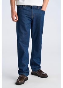 Loose-fit-Jeans LINDBERGH, Damen, Gr. 36, L&auml;nge 34, original blau, Denim/Jeans, Obermaterial: 100% Baumwolle, unifarben, loose fit lang, Jeans Loose-fit-Jeans, in 5-Pocket-Style