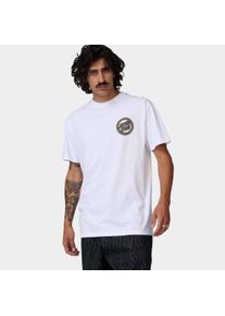 T-Shirt Santa Cruz, Damen, Gr. XL, wei&szlig;, Obermaterial: 100% Baumwolle, Shirts T-Shirt, aus Baumwolle, leichtes Material, f&uuml;r den Alltag