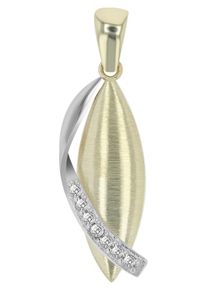 Adelia&acute;s Kettenanh&auml;nger ADELIA&acute;S "Damen Anh&auml;nger aus 333 Gold mit Zirkonia", gold, Schmuckanh&auml;nger, Damen, Kettenanh&auml;nger