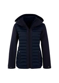 Steppjacke DEPROC Active "GILMOUR AMY Women", Damen, Gr. 44L, blau (navy), 100% Polyester, figurbetont, mit innenliegendem Gummizug, Jacken Steppjacke, auch in Gro&szlig;en Gr&ouml;&szlig;en erh&auml;ltlich