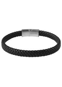 Adelia&acute;s Armband ADELIA&acute;S "Unisex Armband &iquest; Textilarmband aus Leder 20,5 cm" Gr. 20, schwarz, Armb&auml;nder, Damen, Blacklist, Armband