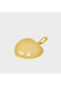 Adelia&acute;s Kettenanh&auml;nger ADELIA&acute;S "Damen Anh&auml;nger &iquest; Herz Gravuranh&auml;nger aus Edelstahl", gold, Schmuckanh&auml;nger, Damen, Edelstahl, Kettenanh&auml;nger