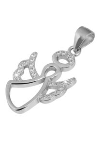 Adelia&acute;s Kettenanh&auml;nger ADELIA&acute;S "Damen Anh&auml;nger &iquest; Anh&auml;nger aus 925 Silber mit Zirkonia", silber, Schmuckanh&auml;nger, Damen, Kettenanh&auml;nger