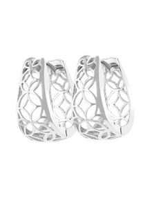 Adelia&acute;s Paar Creolen ADELIA&acute;S "Damen Ohrringe &iquest; Klappcreole aus 925 Silber", silber, Ohrringe, Damen, Silber 925 (Sterlingsilber), Paar Creolen