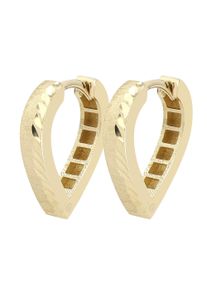 Adelia&acute;s Paar Creolen ADELIA&acute;S "Damen Ohrringe &iquest; Klappcreole aus 333 Gold", gold, Ohrringe, Damen, Paar Creolen