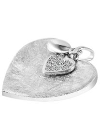 Adelia&acute;s Herzanh&auml;nger ADELIA&acute;S "Damen Anh&auml;nger &iquest; Herz Herzanh&auml;nger aus 925 Silber mit Zirkonia", silber, Schmuckanh&auml;nger, Damen, Herzanh&auml;nger