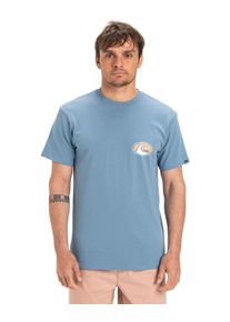 T-Shirt Quiksilver "Ev Flower Chaos", Herren, Gr. L, blau (coronet blau), Obermaterial: 100% Walkfrottier;, Shirts T-Shirt