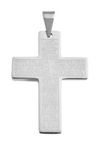 Adelia&acute;s Kreuzanh&auml;nger ADELIA&acute;S "Unisex Anh&auml;nger &iquest; Kreuz Kreuzanh&auml;nger aus Edelstahl", silber, Schmuckanh&auml;nger, Damen, Edelstahl, Kreuzanh&auml;nger