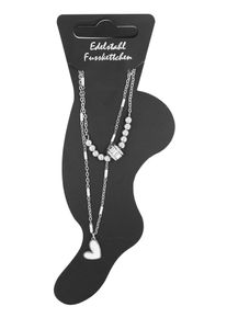 Adelia&acute;s Kettenanh&auml;nger ADELIA&acute;S "Damen Anh&auml;nger &iquest; Herzanh&auml;nger aus Edelstahl mit Perlmutt", silber, Schmuckanh&auml;nger, Damen, Edelstahl, Kettenanh&auml;nger