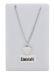 Adelia&acute;s Kette ohne Anh&auml;nger ADELIA&acute;S "Damen Halskette mit Anh&auml;nger &iquest; Herz aus Edelstahl" Gr. 45, silber, Halsketten, Damen, Edelstahl, Kette ohne Anh&auml;nger