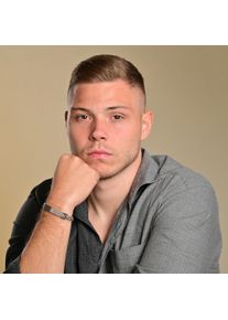 Adelia&acute;s Panzerarmband ADELIA&acute;S "Unisex Armband &iquest; Panzerarmband aus Edelstahl 23 cm" Gr. 23, silber, Armb&auml;nder, Damen, Edelstahl, Panzerarmband