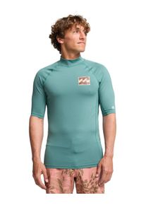 Rash Guard Billabong "Re Issue", Herren, Gr. S, sea gr&uuml;n, Obermaterial: 84% Microfaser, 16% Elasthan;, Shirts Rash Guard
