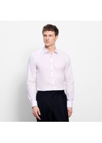 Langarmhemd OLYMP "Level Five", Damen, Gr. 46, N-Gr, pink, Web, Obermaterial: 97% Baumwolle, 3% Elastolefin, k&ouml;rpernah normal, 2-Knopf-Manschette, Hemden Langarmhemd, Businesshemd, Kentkragen, body fit