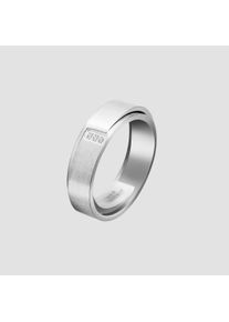 Adelia&acute;s Fingerring ADELIA&acute;S "Damen Ring aus Edelstahl mit Strass Steinchen" Gr. 58, silber, Fingerringe, Damen, 58, Edelstahl, Fingerring