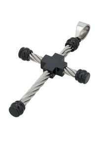 Adelia&acute;s Kreuzanh&auml;nger ADELIA&acute;S "Unisex Anh&auml;nger &iquest; Kreuz Kreuzanh&auml;nger aus Edelstahl", silber, Schmuckanh&auml;nger, Damen, Edelstahl, Kreuzanh&auml;nger