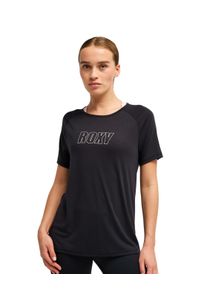 T-Shirt Roxy "Everyday Flow", Damen, Gr. S, schwarz, Obermaterial: 65% Microfaser, 35% Viskose;, Shirts T-Shirt