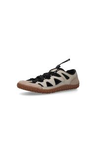 Sneaker Camel Active, Herren, Gr. 47, taupe, schwarz, Leder, Textil, Schuhe Sneaker, Barfu&szlig;schuh, Slipper mit Schnellverschluss