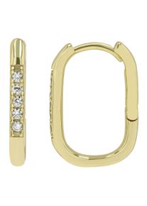 Adelia&acute;s Paar Ohrh&auml;nger ADELIA&acute;S "Damen Ohrringe aus 925 Silber", gold, Ohrringe, Damen, Silber 925 (Sterlingsilber), Paar Ohrh&auml;nger