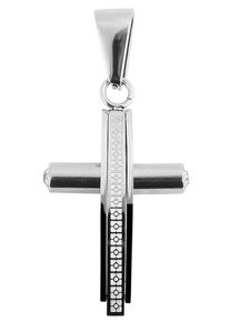 Adelia&acute;s Kreuzanh&auml;nger ADELIA&acute;S "Damen Anh&auml;nger &iquest; Kreuz Kreuzanh&auml;nger aus Edelstahl mit Strass Steinchen", silber, Schmuckanh&auml;nger, Damen, Edelstahl, Kreuzanh&auml;nger