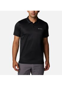 Poloshirt Columbia, Herren, Gr. XXL (56), schwarz, Obermaterial: 100% Polyester, Shirts Poloshirt, lockere Passform, Kurzarm, f&uuml;r Wanderungen und aktive Freizeit