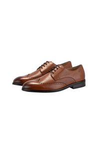 JOOP! Schn&uuml;rschuh JOOP "pero 1.0 kleitos brogue lace up yb4", Damen, Gr. 40, cognac, Rindsleder, Schuhe Schn&uuml;rschuh
