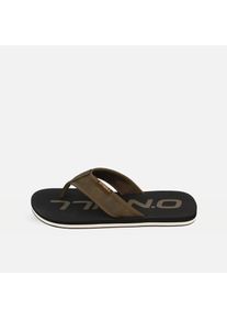 O`Neill Zehentrenner O'NEILL "JACKY MEN LOW", Herren, Gr. 46, olive, Synthetik, Schuhe Zehentrenner