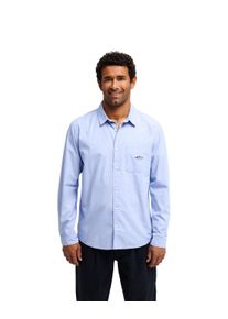 Langarmhemd Quiksilver "Diamond Chambray", Herren, Gr. XS, US-Gr&ouml;&szlig;en, blau (ashley blau), Obermaterial: 100% Walkfrottier;, Hemden Langarmhemd