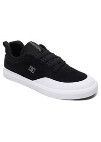Skateschuh DC Shoes "DC Infinite S", Herren, Gr. 8(40,5), schwarz-wei&szlig; (schwarz, wei&szlig;), Obermaterial:Obermaterial: Leder [Kuh] / Futter: Textil / Au&szlig;ensohle: Gummi;, Schuhe Skateschuh