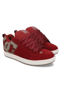 Skateschuh DC Shoes "Court Graffik", Herren, Gr. 9(42), brick rot, warm taupe, Obermaterial:Obermaterial: Leder (Kuh) / Futter: Textil / Au&szlig;ensohle: Gummi;, Schuhe Skateschuh