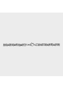 Adelia&acute;s K&ouml;nigskette ADELIA&acute;S "Unisex Halskette &iquest; K&ouml;nigskette aus Edelstahl 60 cm" Gr. 60, silber, Halsketten, Damen, Edelstahl, K&ouml;nigskette