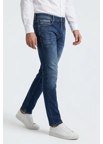 Straight-Jeans Replay "GROVER", Damen, Gr. 34, L&auml;nge 34, dunkelblau 632, Denim/Jeans, Obermaterial: 98% Baumwolle, 2% Elasthan, straight fit lang, Jeans Straight-Jeans, in vielen verschiedenen Waschungen, mit Stretch