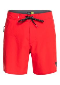 Boardshorts Quiksilver "Surfsilk Kaimana 16", Herren, Gr. 28(XS), rot (high risk rot), Obermaterial:53% Microfaser, 35% Microfaser, 12% Elasthan;, Hosen Boardshorts