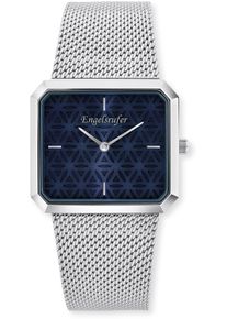 Quarzuhr Engelsrufer "Lebensblume", edelstahlfarben, Armbanduhren, Damen, Quarzuhr, Armbanduhr, Damenuhr, Edelstahlarmband, analog