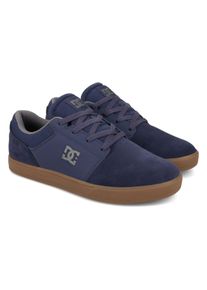 Skateschuh DC Shoes "Crisis 2", Herren, Gr. 13(47), blau (navy, grau, gum), Obermaterial:Obermaterial: Leder [Kuh] / Futter: Textil / Au&szlig;ensohle: Gummi;, Schuhe Skateschuh