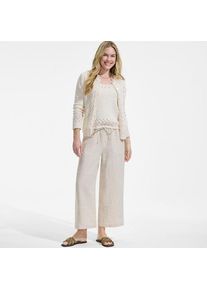LANDS' END Weite Premium Reinleinen-Schlupfhose in 7/8-L&auml;nge f&uuml;r Damen, Damen, size: regular, Rot, Leinen, by Lands' End