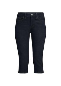 LANDS' END All-Day CoolMax Capri-Jeans, Damen,  Blau, by Lands' End
