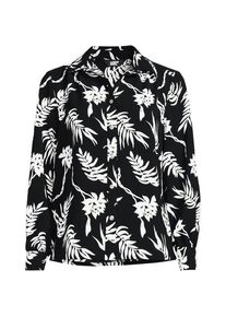 LANDS' END Creaseless Hemdbluse, Damen,  Schwarz, Polyester, by Lands' End