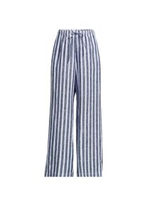 LANDS' END Weite Premium Reinleinen-Schlupfhose, Damen,  Blau, Leinen, by Lands' End