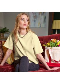 LANDS' END Samtweiches Shirt mit Rundhalsausschnitt, Damen,  Schwarz, Baumwolle/Polyester-Mischung, by Lands' End