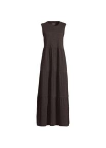 LANDS' END Flammgarn-Maxikleid aus reiner Baumwolle, Damen,  Braun, Baumwolle, by Lands' End