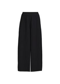 LANDS' END Creaseless 7/8-Palazzohose, Damen,  Schwarz, Polyester, by Lands' End